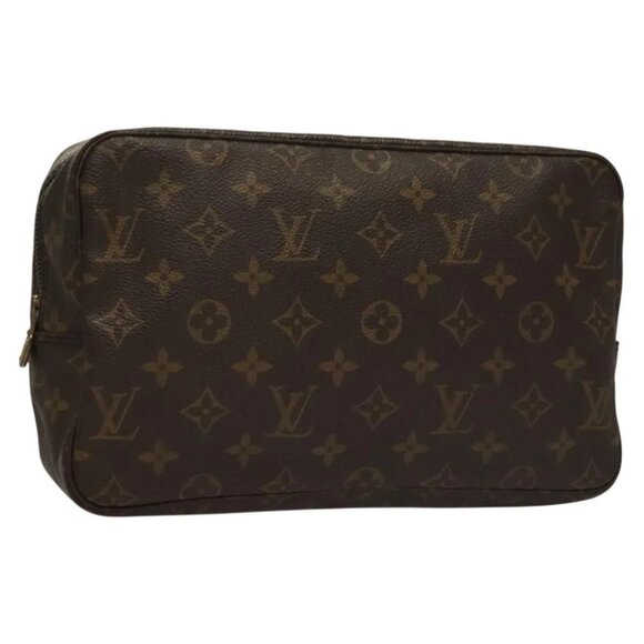 LOUIS VUITTON Monogram Trousse Toilette 28 Clutch Bag M47522 LV Auth 132251 - Picture 1 of 15